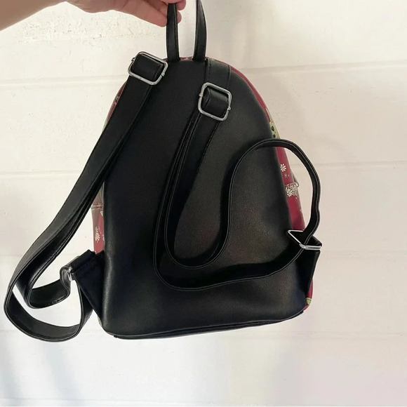 NWOT Loungefly Exclusive Star Wars Mandalorian Grogu Floral Mini Backpack - Picture 3 of 8